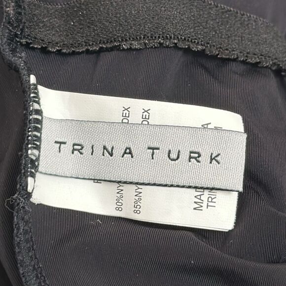 Trina Turk Swimsuit Size 4 One Piece One Shoulder NWT * - Picture 13 of 14